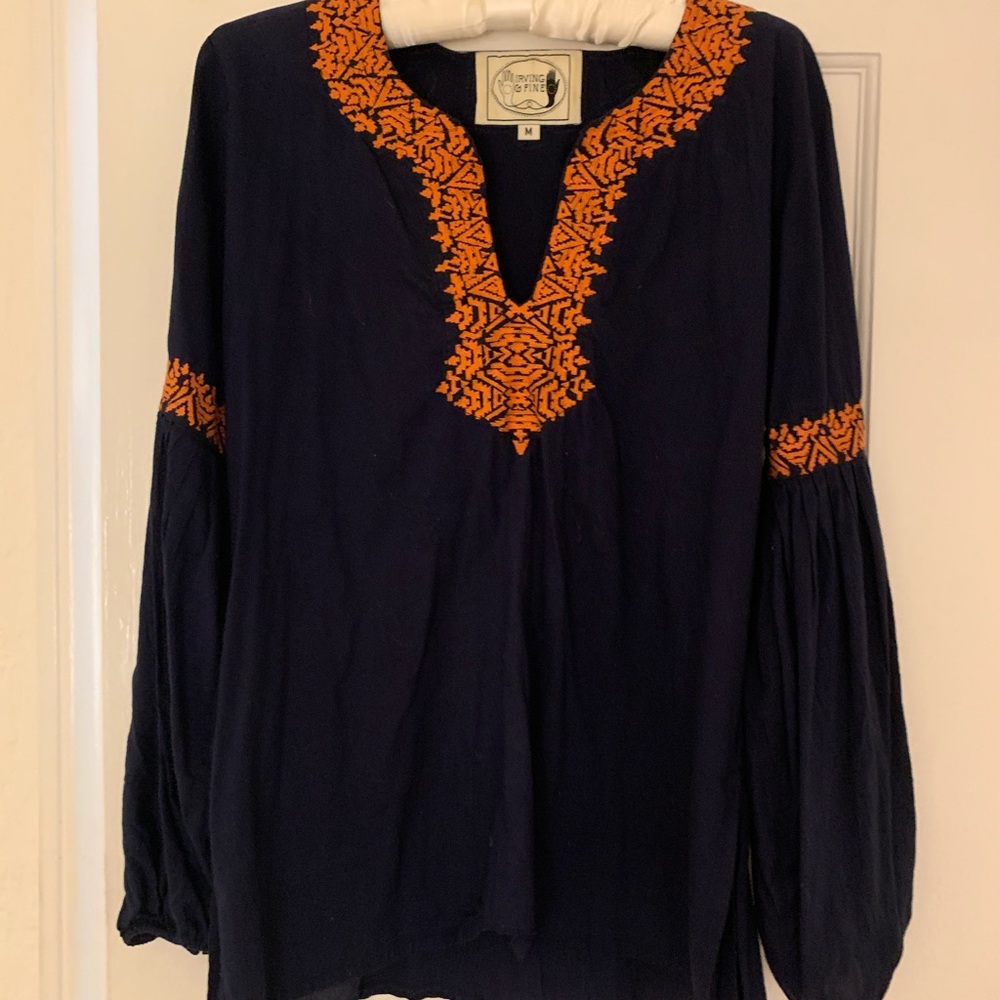 Irving & Fine tunic top